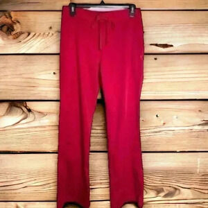 Purple Label NEW With Tags Red Size Small Scrub Pants  With Tie Waist.